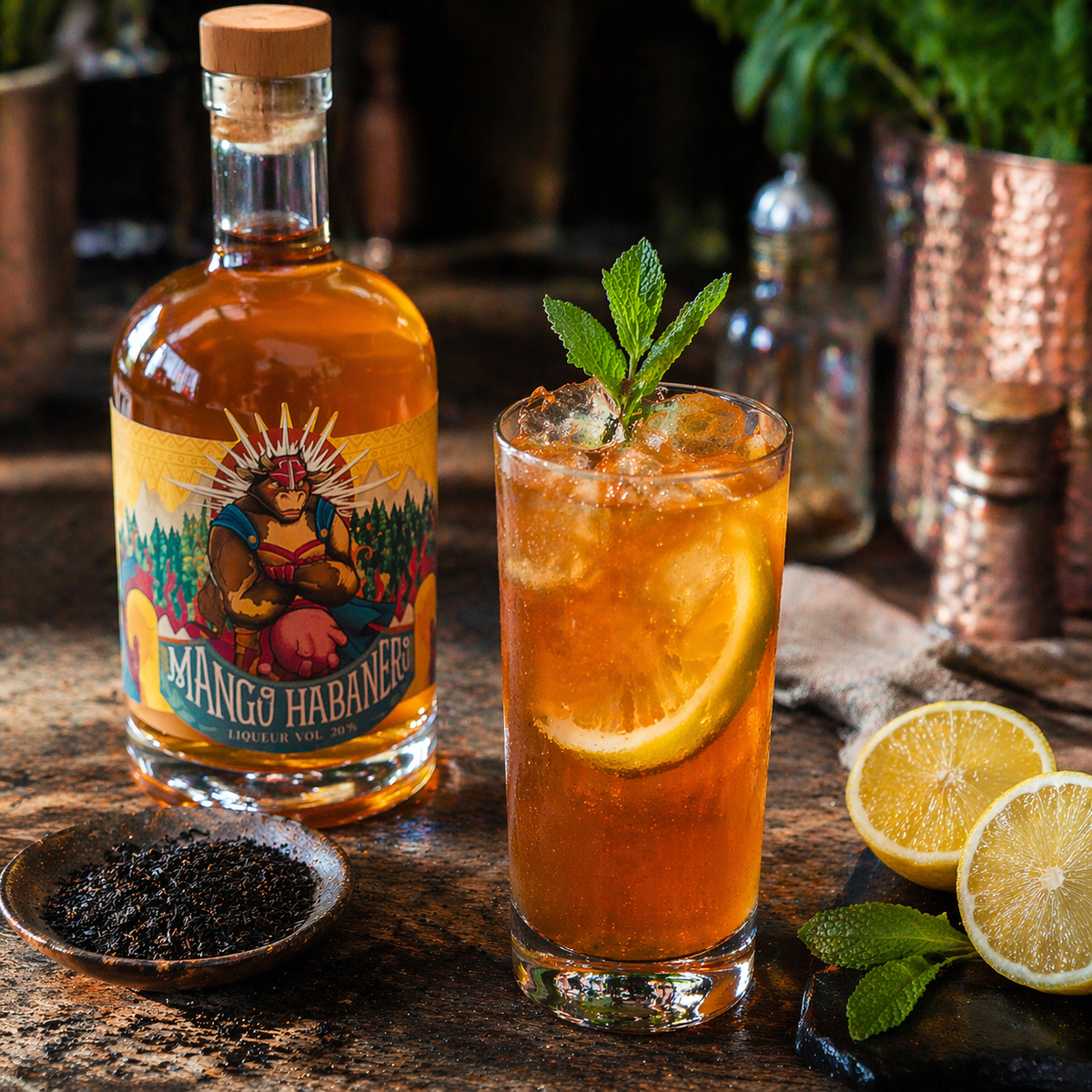 Spicy Mango Iced Tea